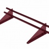 Снегозадержатель RAL 3005 (красное вино)